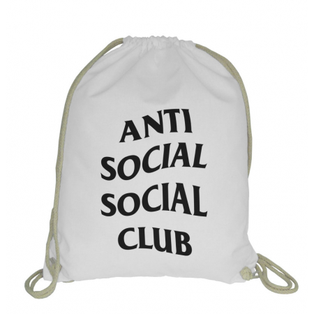 Blogerski plecak worek ze sznurkiem Anti Social Social Club